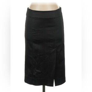 BEBE Black Satin Pencil Skirt Size 4